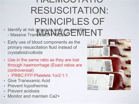 Damage Control Resuscitation Ppt