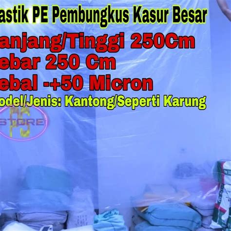 Jual Plastik Pembungkus Kasur Besar 250 X 250 Cm Pembungkus SPRING