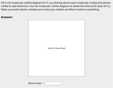 Solved Fill in the molecular orbital diagram for C2 ﻿by | Chegg.com