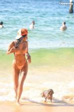 Evelyn Ellis Sexy Shows Off Her Amazing Body Wearing A Hot Orange Bikini At Camp Cove Beach In