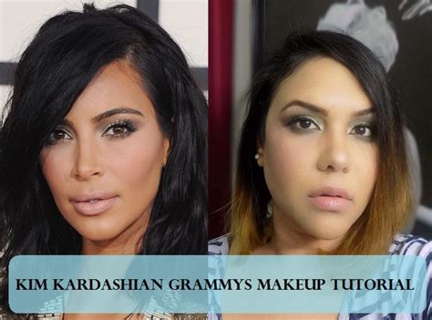 Tutorial How To Kim Kardashian Smokey Eyes Nude Lips