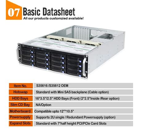 U Bays Hot Swap Rackmount Server Storage Chassis L Mm Buy U Rackmount Server Chassis