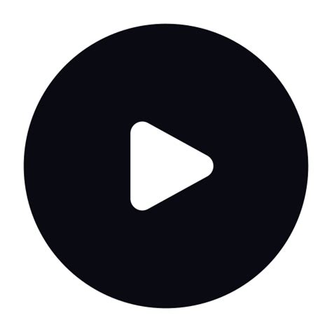 Icono De Botón De Play Generic Black Fill