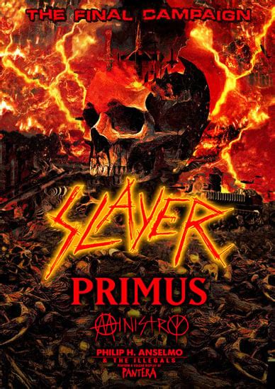 Slayer Announce Final Dates Of Farewell Tour With Ministry And Primus