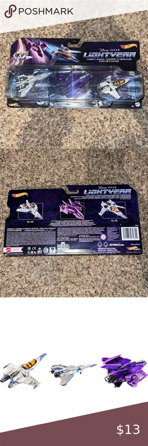 Mattel Disney Pixar Lightyear Hot Wheels Fleet Starship Pack Starship Lightyears Disney Pixar