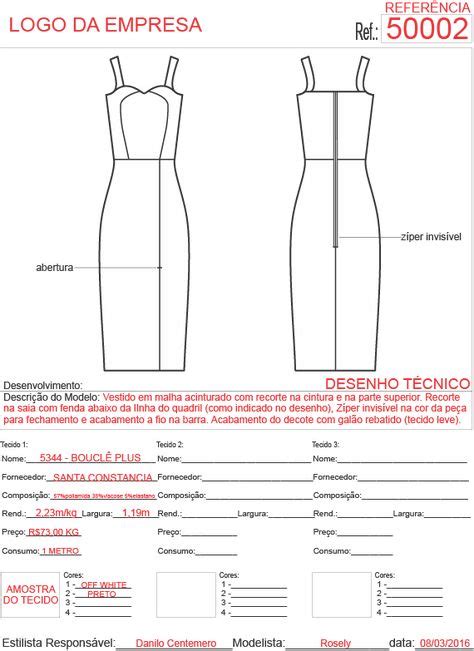 Ficha Técnica Moda Como Fazer Uma Pesquisa