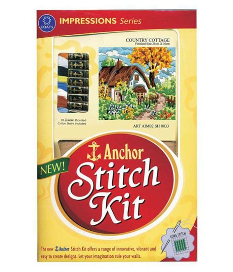 Anchor Stitch Kit - Country Cottage: Buy Online at Best Price in India ...