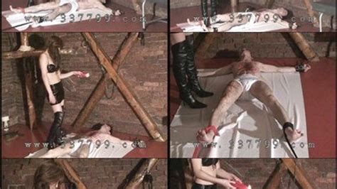 Hot Wax On Naked Bound Man S Body MLDO 011 Part 4 High Resolution Mistress Land SLAVE