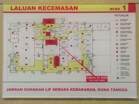 Tanda Laluan Kecemasan Zon Georgetown