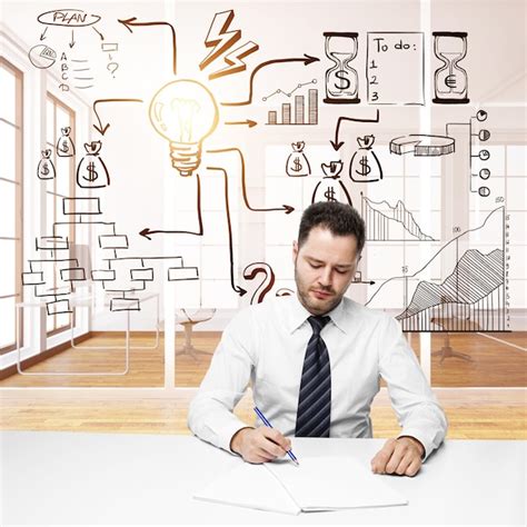 premium photo work  success concept