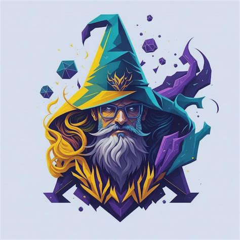Premium Ai Image Cartoon Magic Wizard Vector Illustration