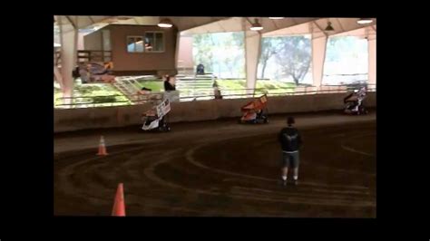 Lakeport Indoor Outlaw Karts 250 Heat Race Youtube