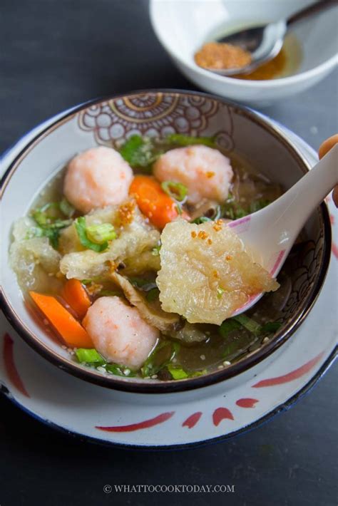 How To Cook Nyonya Fish Maw Soup Hu Pioh Yu Piu Soup