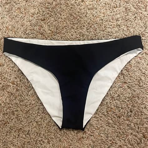 Rip Curl Swim Rip Curl Reversible Black And White Bikini Bottoms