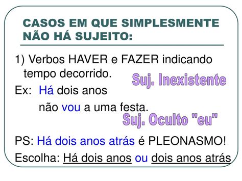 O Que E Sujeito Inexistente