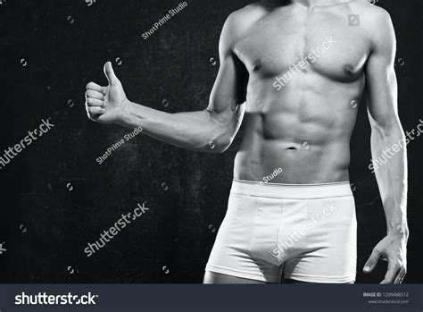 Wellmuscled Male Athlete Naked Muscular Body Stock Photo Shutterstock
