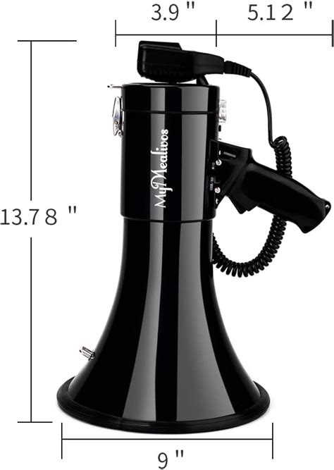 MyMealivos Megaphone with Siren Bullhorn 50 Watt India | Ubuy