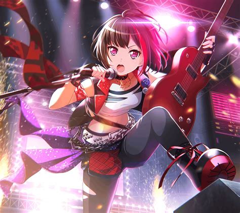 Bang Dream バンドリ Androidスマホ壁紙スクロール対応 47 ガルパ 美竹蘭 アニメ壁紙ネット Pc