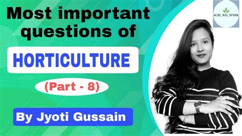 Horticulture Most Important Questions PART 8 Best For AAO ADO AFO