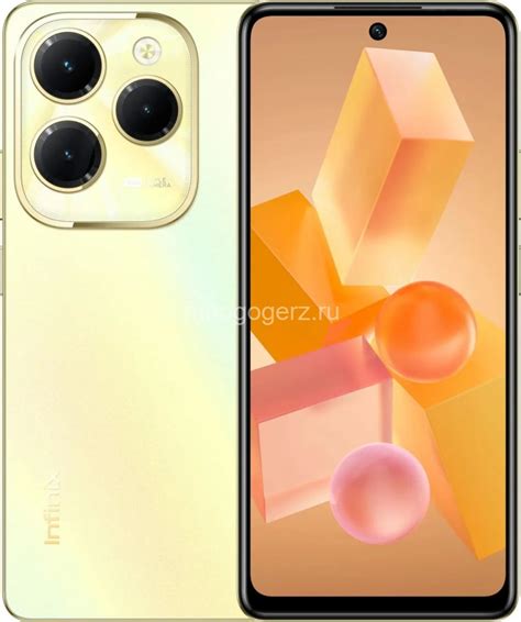 Купить Смартфон INFINIX HOT 40 8 256Gb X6836 золото по низкой цене в магазине МногоГерц с