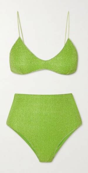 OSÉREE Lumière metallic triangle bikini