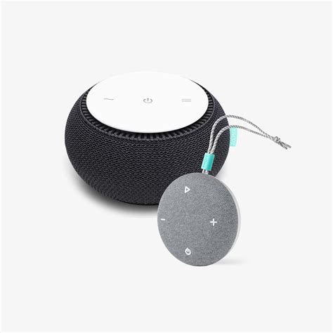 Original Charcoal White Noise Sound Machine and SNOOZ Go Travel Friend