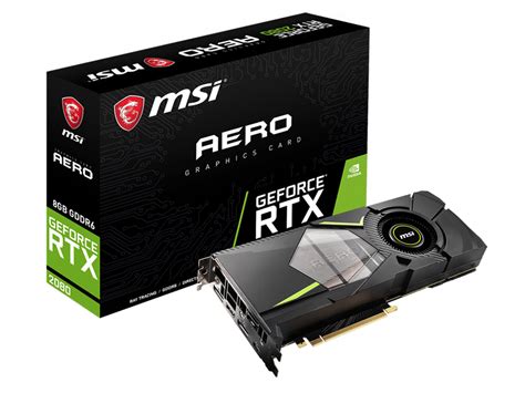 MSI GeForce RTX 2080 AERO 8G | Laptop.bg - Технологията с теб
