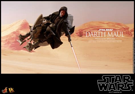 Hot Toys Star Wars The Phantom Menace DX Darth Maul With Speeder Scale Collectible Figure