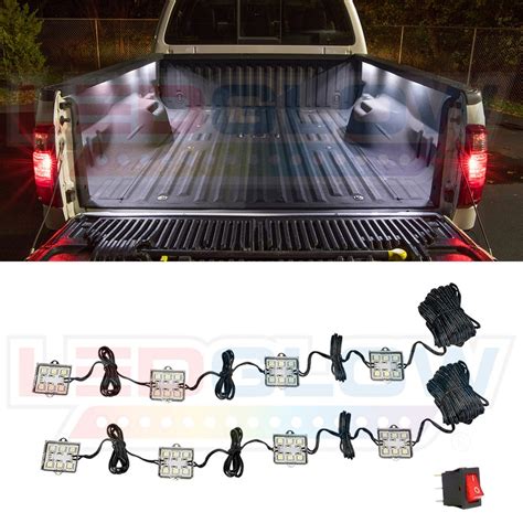 Ledglow 8pc Universal Led Truck Bed Light Kit Sealed
