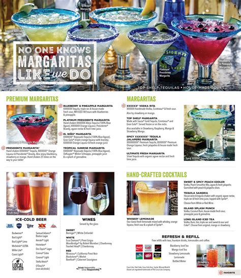 Chilis Restaurant Menu | Design Cantina