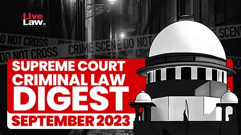 Supreme Court Criminal Digest September