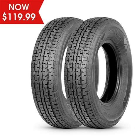 Halberd St205 75r14 Premium Trailer Tires 8pr Radial 205 75 14 Tubeless Load Range D Set Of 2