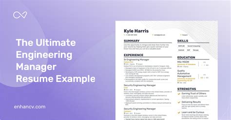5 Engineering Manager Resume Examples And Guide For 2023