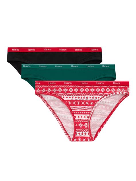 Hanes Women S Bikini Underwear Breathable Cotton Stretch Bright Colors 6 Pack Walmart