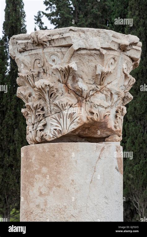 Hierapolis Pamukkale Ruins Turkey Stock Photo - Alamy