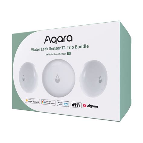 Aqara Water Leak Sensor T1 Trio Bundle - Smart & Secure Centre