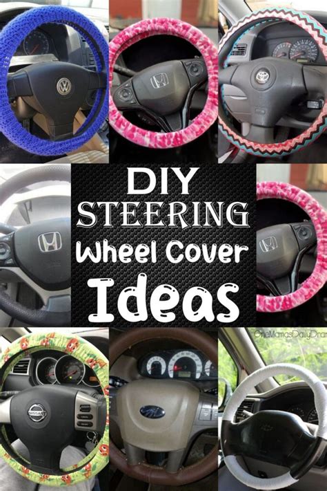 20 DIY Steering Wheel Cover Ideas To Make Today - DIYnCrafty