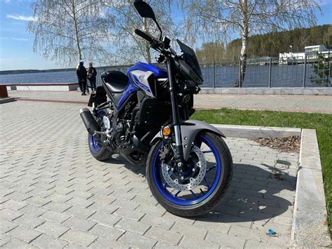 Купить б у Yamaha MT 03 инжектор 6 передач в Заречном синий naked bike 2021 года на Авто ру ID