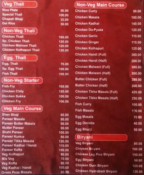 Spices Biryani House Menu Menu For Spices Biryani House Akurdi Pune