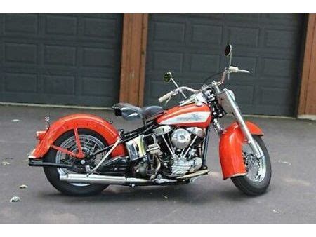 HARLEY DAVIDSON 1952 Harley Davidson Panhead Used The Parking Motorcycles