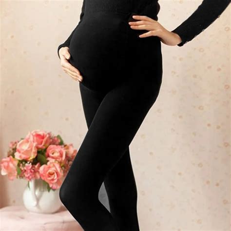 Black Nude 120D Women Pregnant Maternity Tights Hosiery Solid Stockings Pantyhose Dropshipping