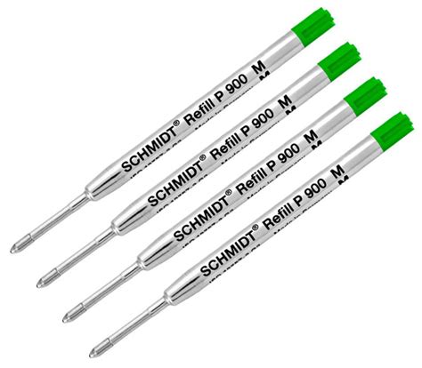 Стержень шариковый SCHMIDT G2 P900 M GREEN MEDIUM зеленый тип Parker ...