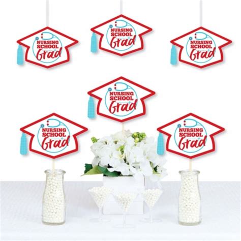 Big Dot Of Happiness Nurse Graduation Grad Cap Decor Diy Graduation Party Essentials 20 Ct 20