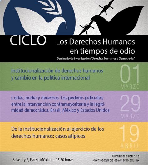 Ciclo De Charlas «los Derechos Humanos En Tiempo De Odio Sididh 3 0