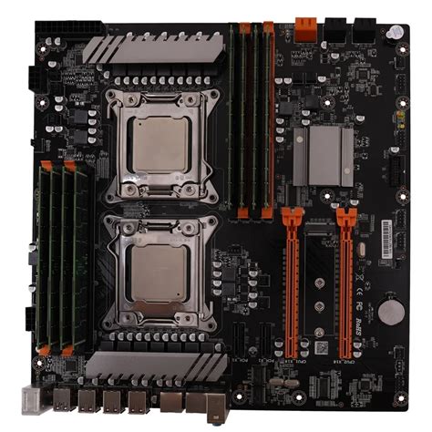 X79 двойной процессор LGA2011 материнская плата с двойной Intel E5 2689 ...
