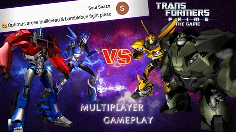 Tfp Optimus Vs Arcee Bulkhead Bumblebee Nemesis Prime Multiplayer