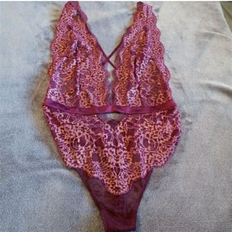 Victoria S Secret Intimates Sleepwear Nwt Strappy Lace Lingerie Shine Like A Gem Ml Poshmark