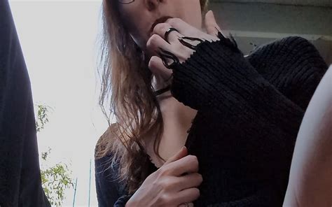 Very Sneaky Jerking Cum On The Porch Shemale Ladyboy Porn Feat WetZemu By FapHouse XHamster