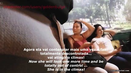 Horny Girl Looking My Bulge And Having Strange Orgasm