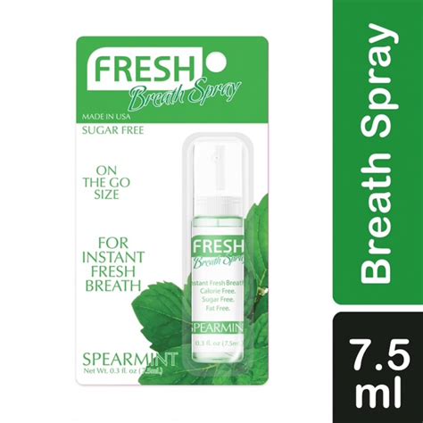 Fresh Spearmint Breath Spray 85ml Lazada Ph